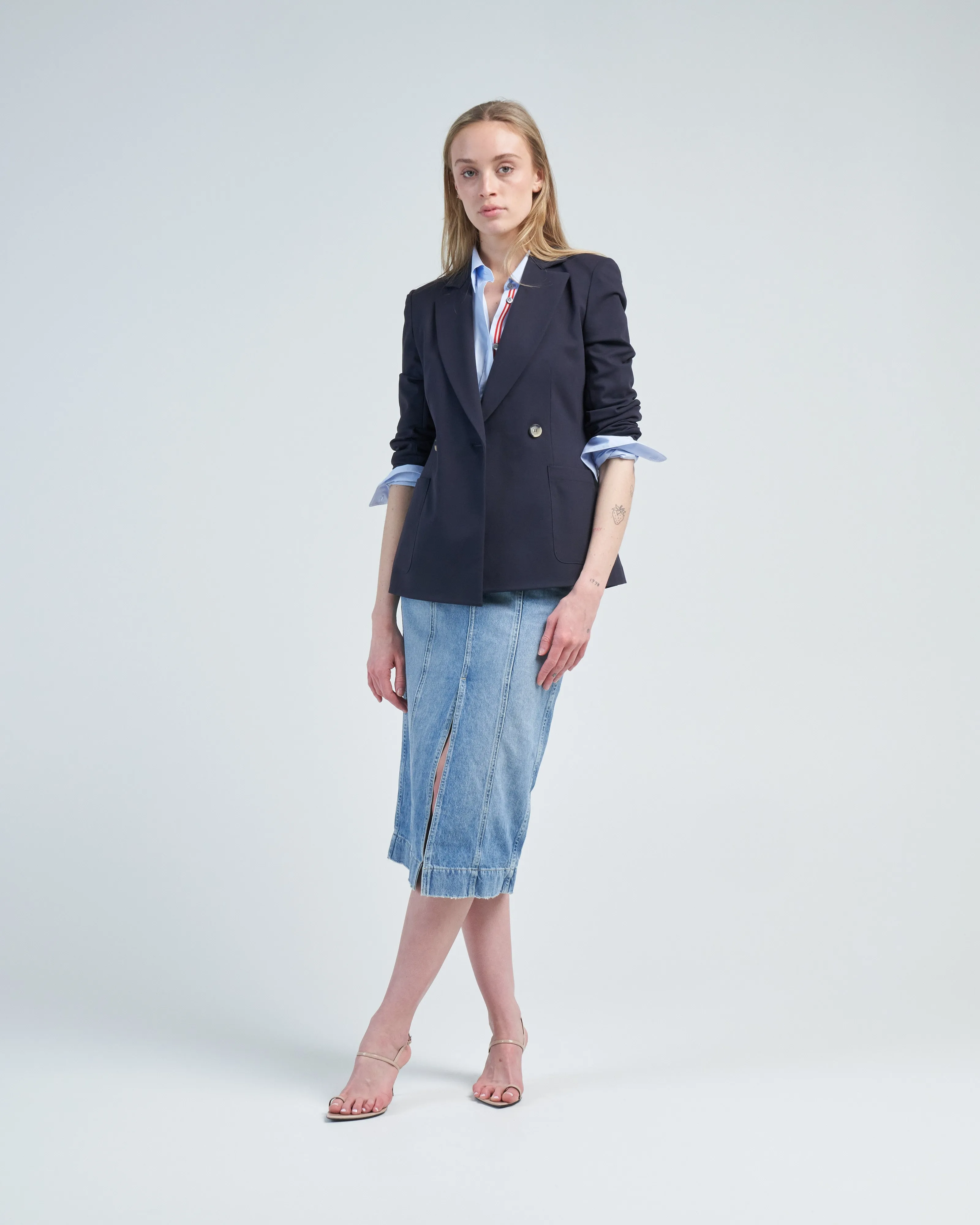 double breasted blazer