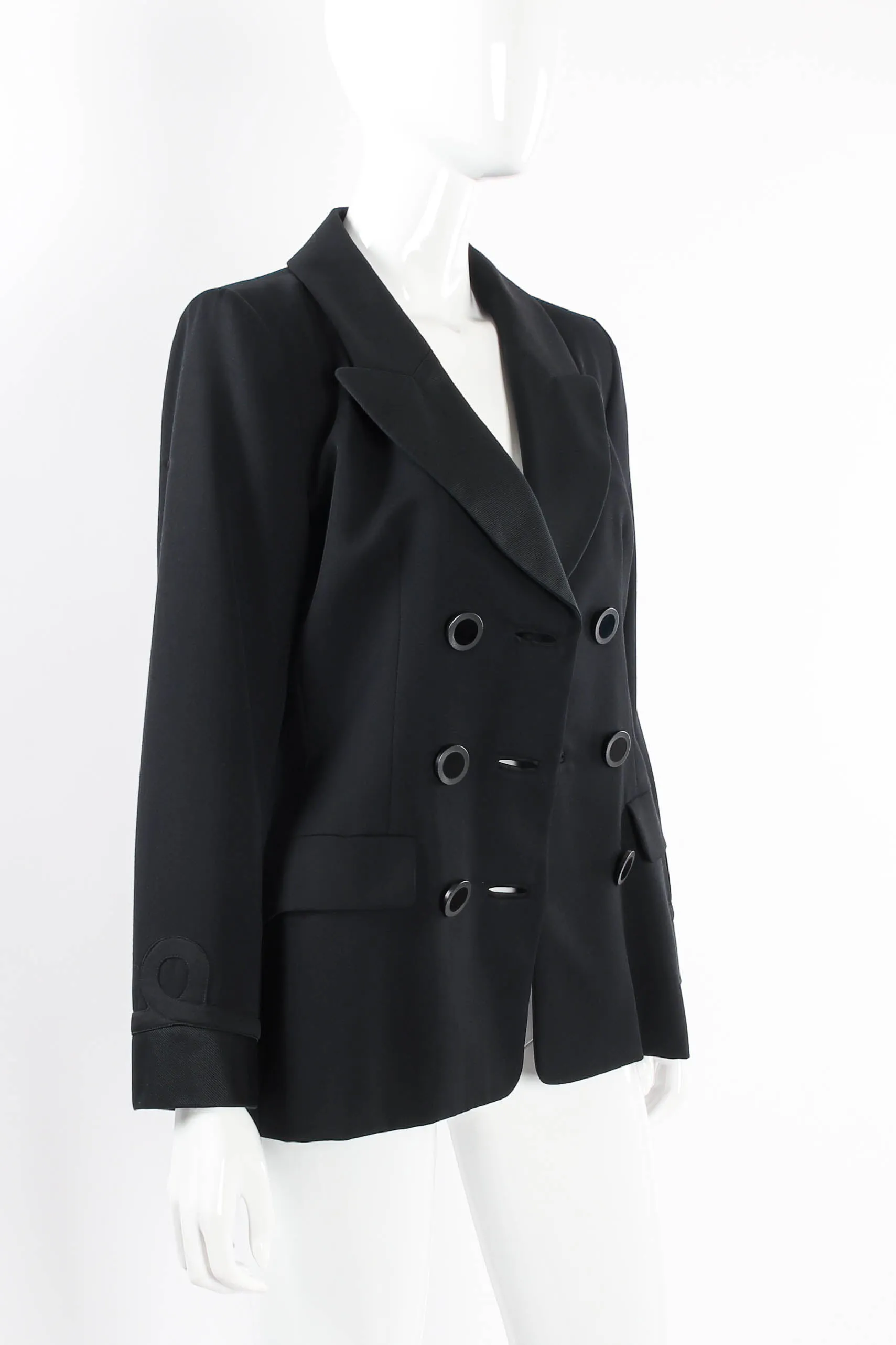 Double Breasted Tuxedo Blazer