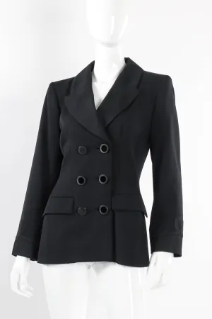 Double Breasted Tuxedo Blazer