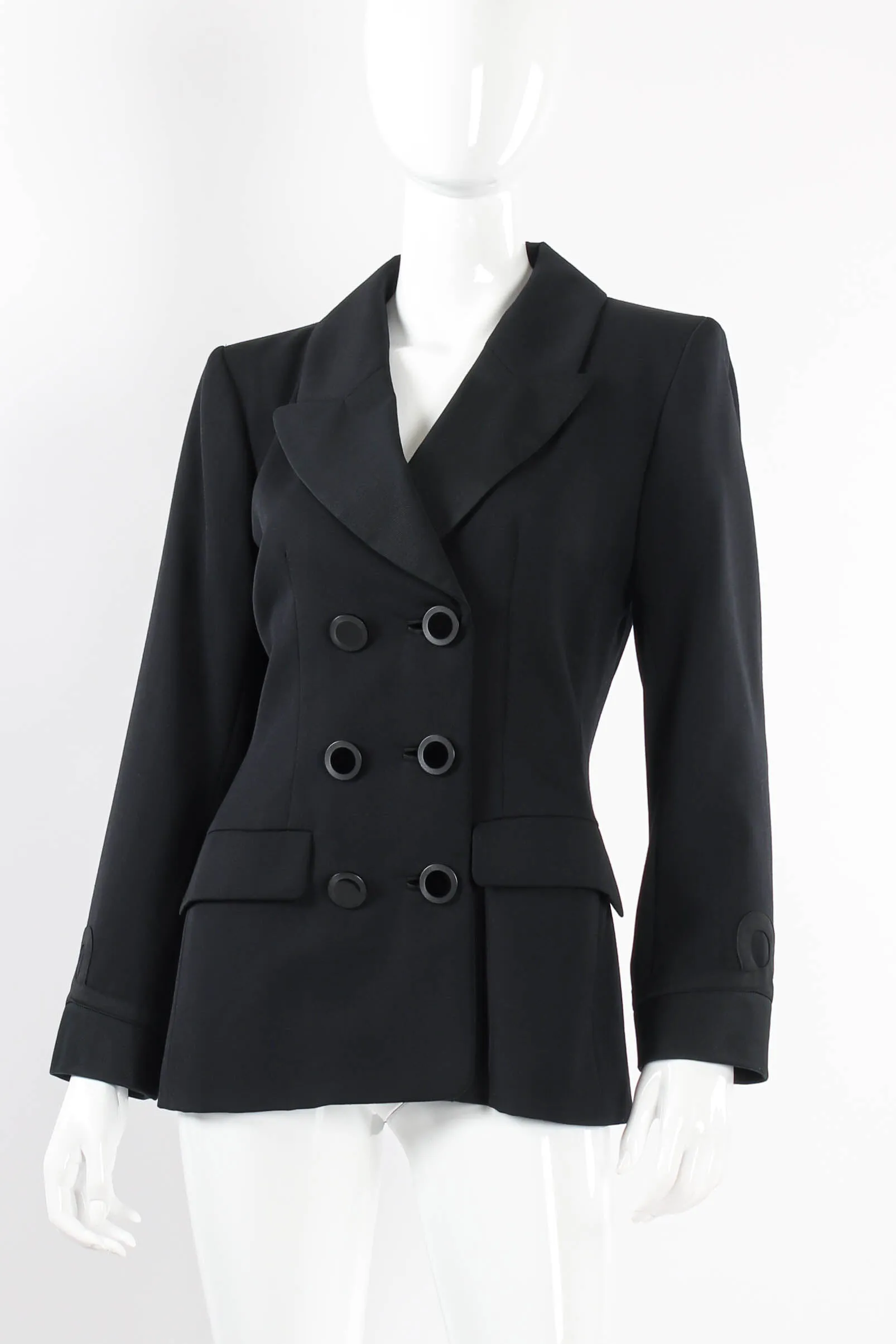 Double Breasted Tuxedo Blazer