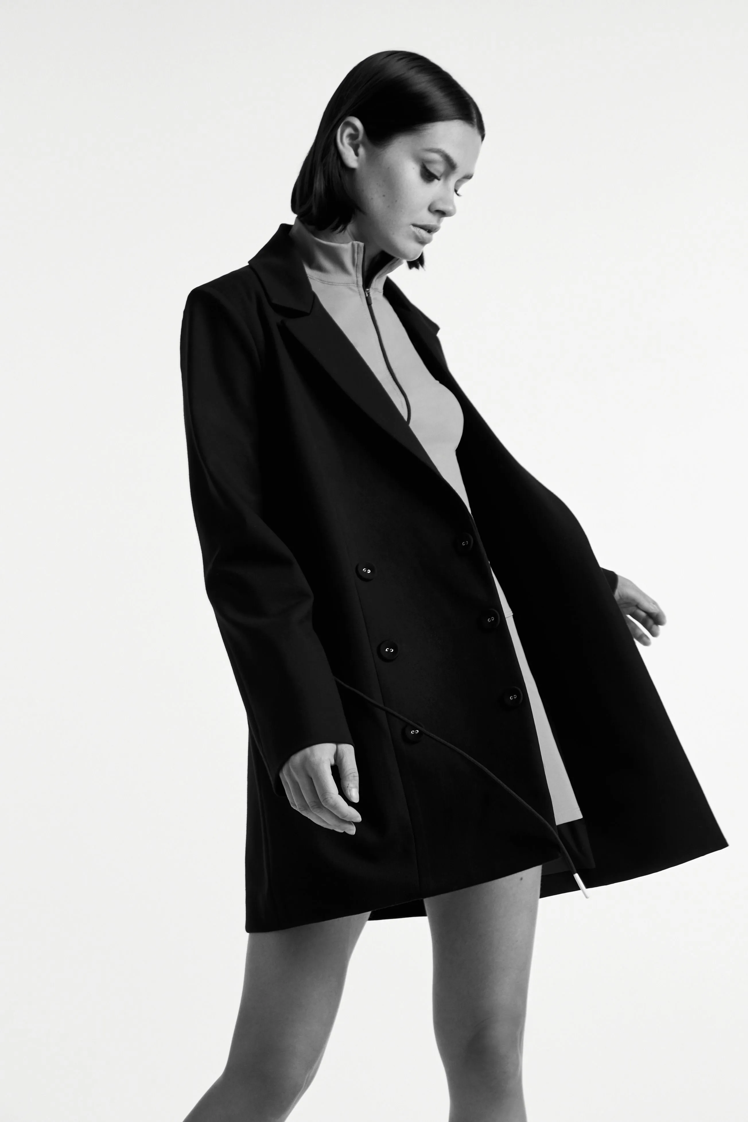 Drawstring Blazer