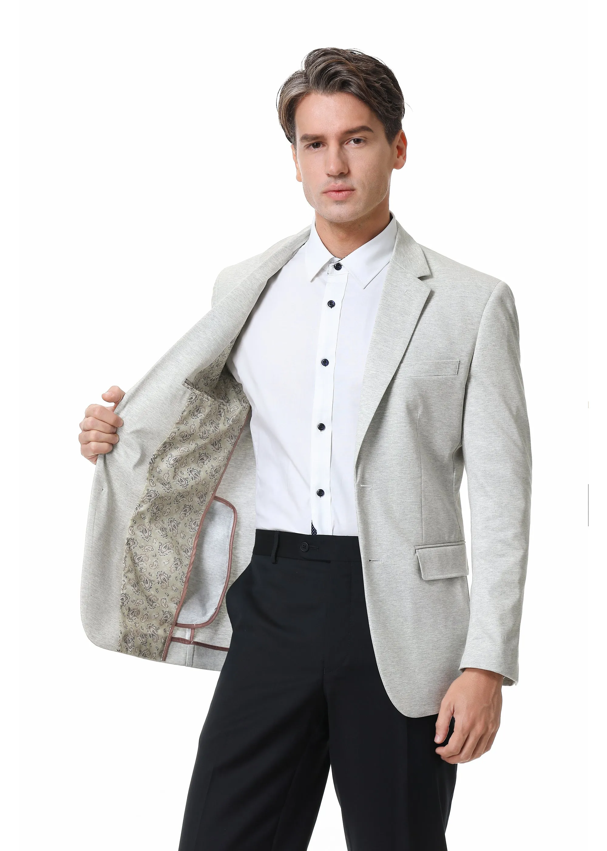 Duchamp White Stretch Sport Coat