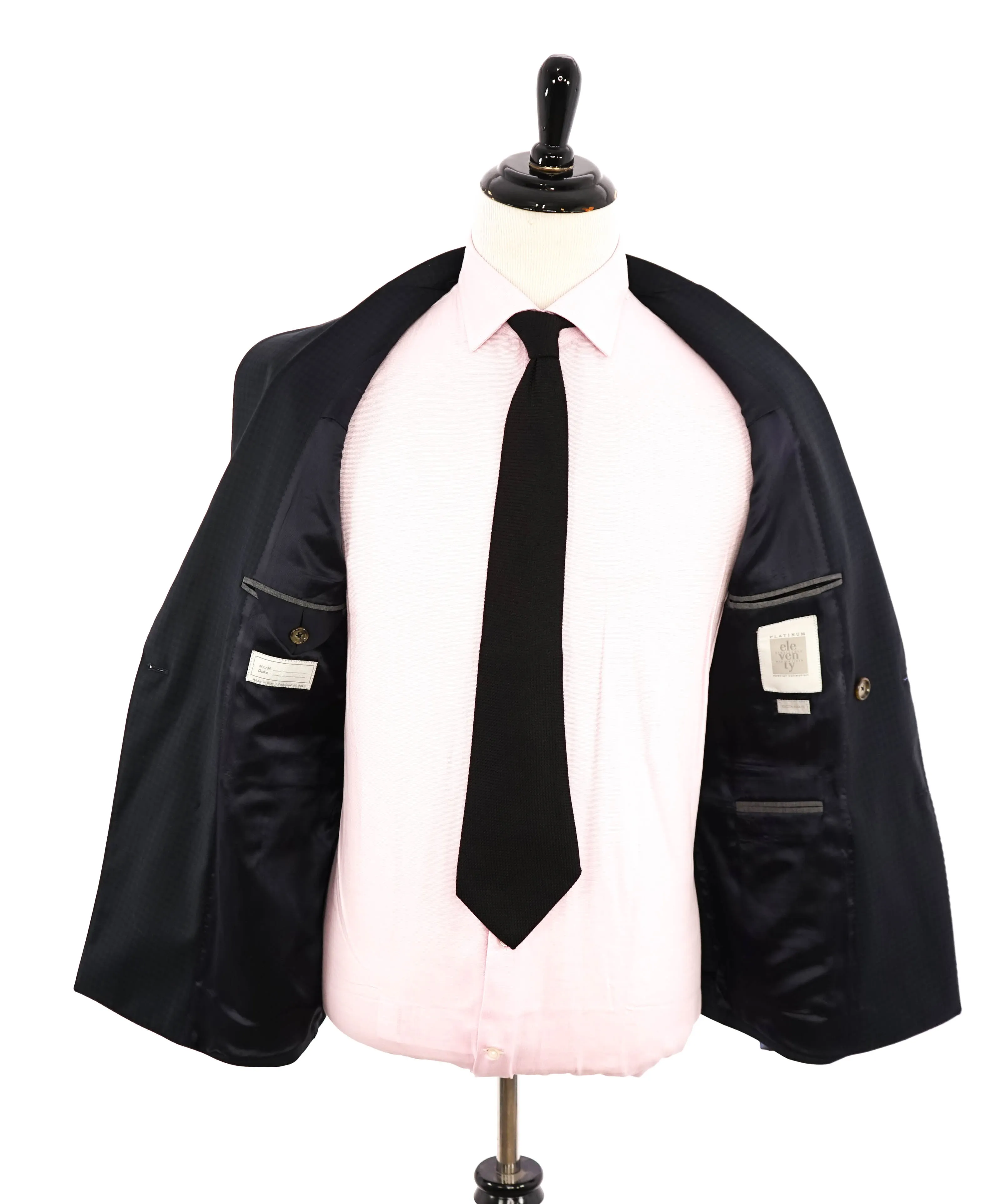 ELEVENTY - By LORO PIANA *DOUBLE BREASTED* Blue & Green Blazer - 40 (50 EU)