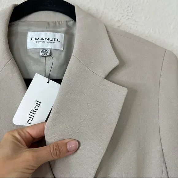 Emanuel Ungaro Wool Blend Blazer Size 8
