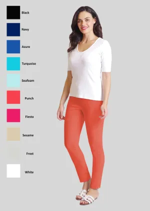 Emma Slim Pull On Pant - Radiant Stretch - FINAL SALE