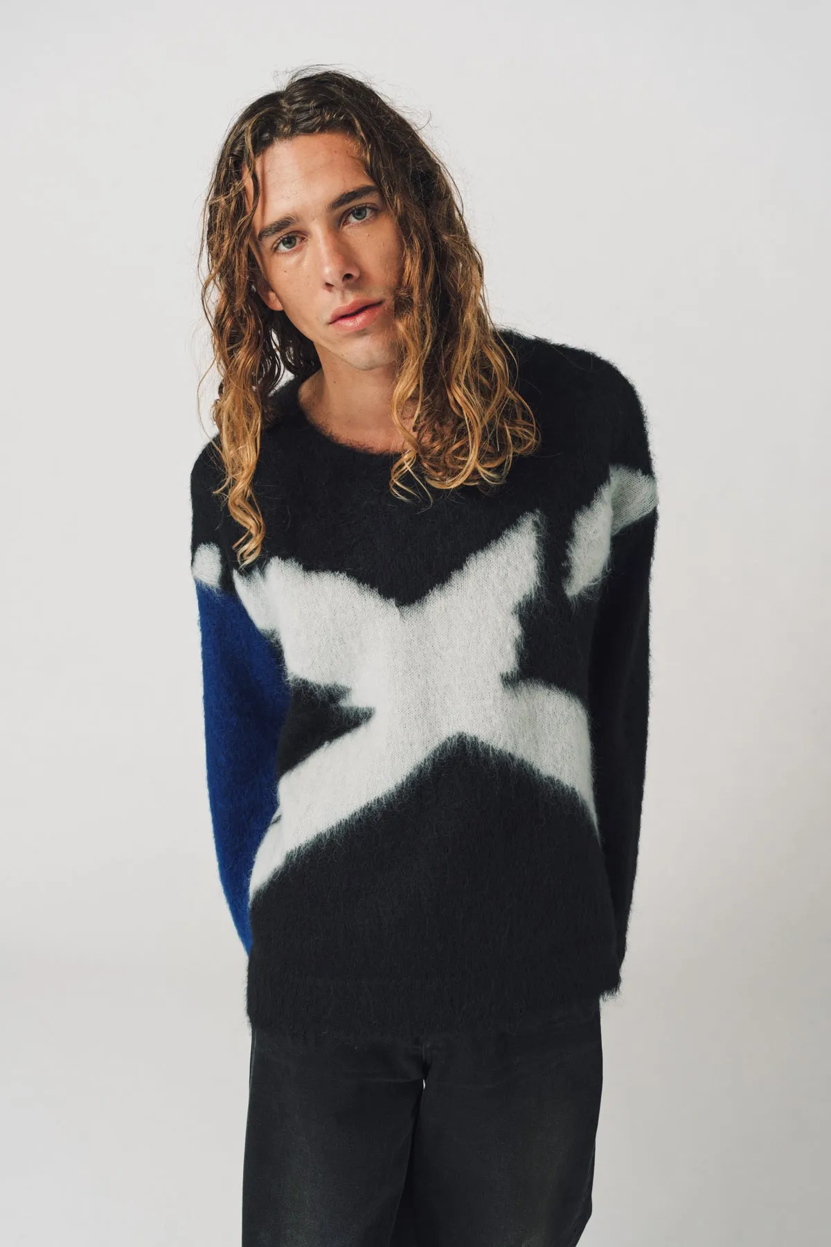 ENFANTS RICHES DÉPRIMÉS | X MOHAIR CREWNECK