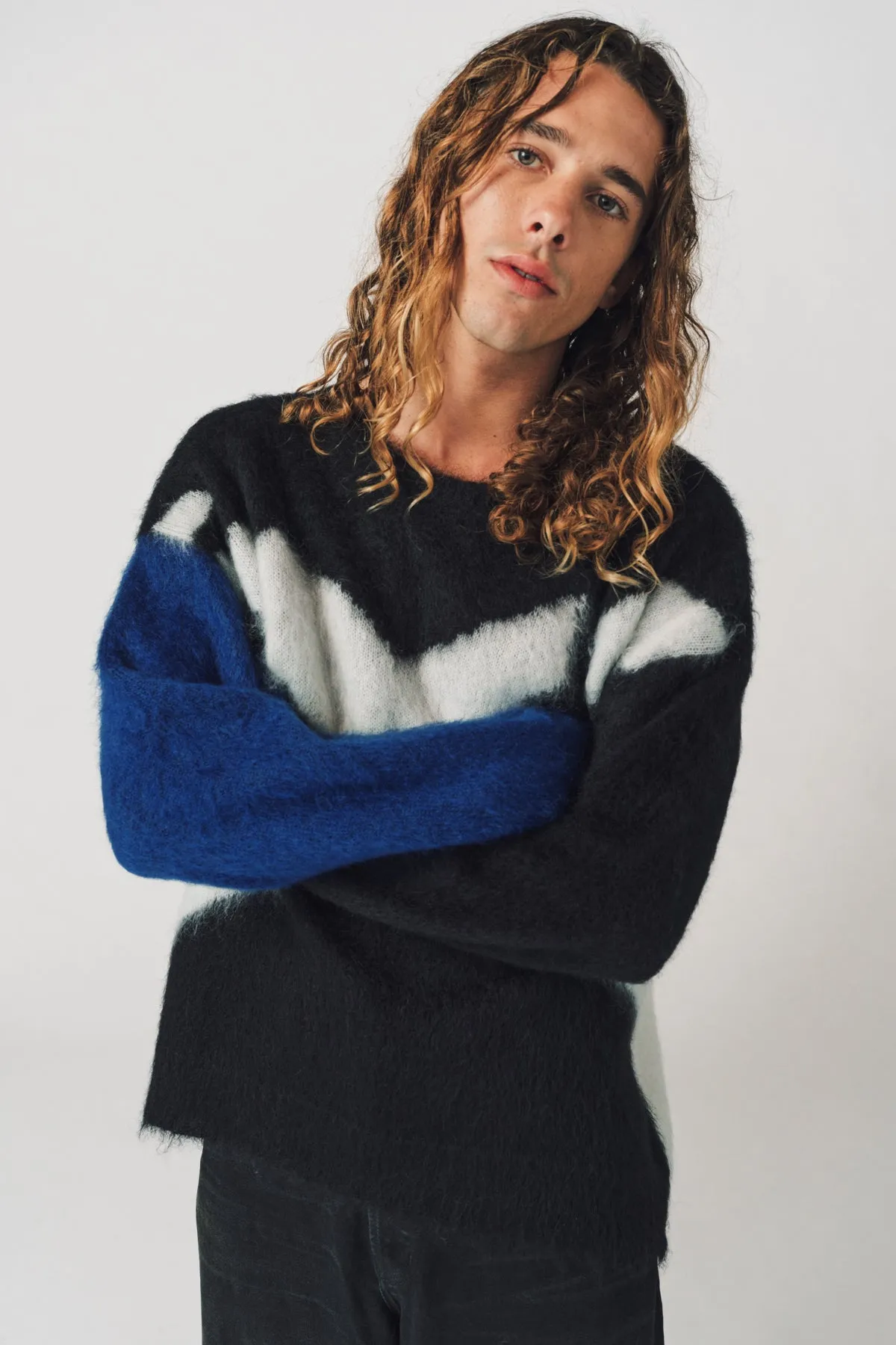 ENFANTS RICHES DÉPRIMÉS | X MOHAIR CREWNECK