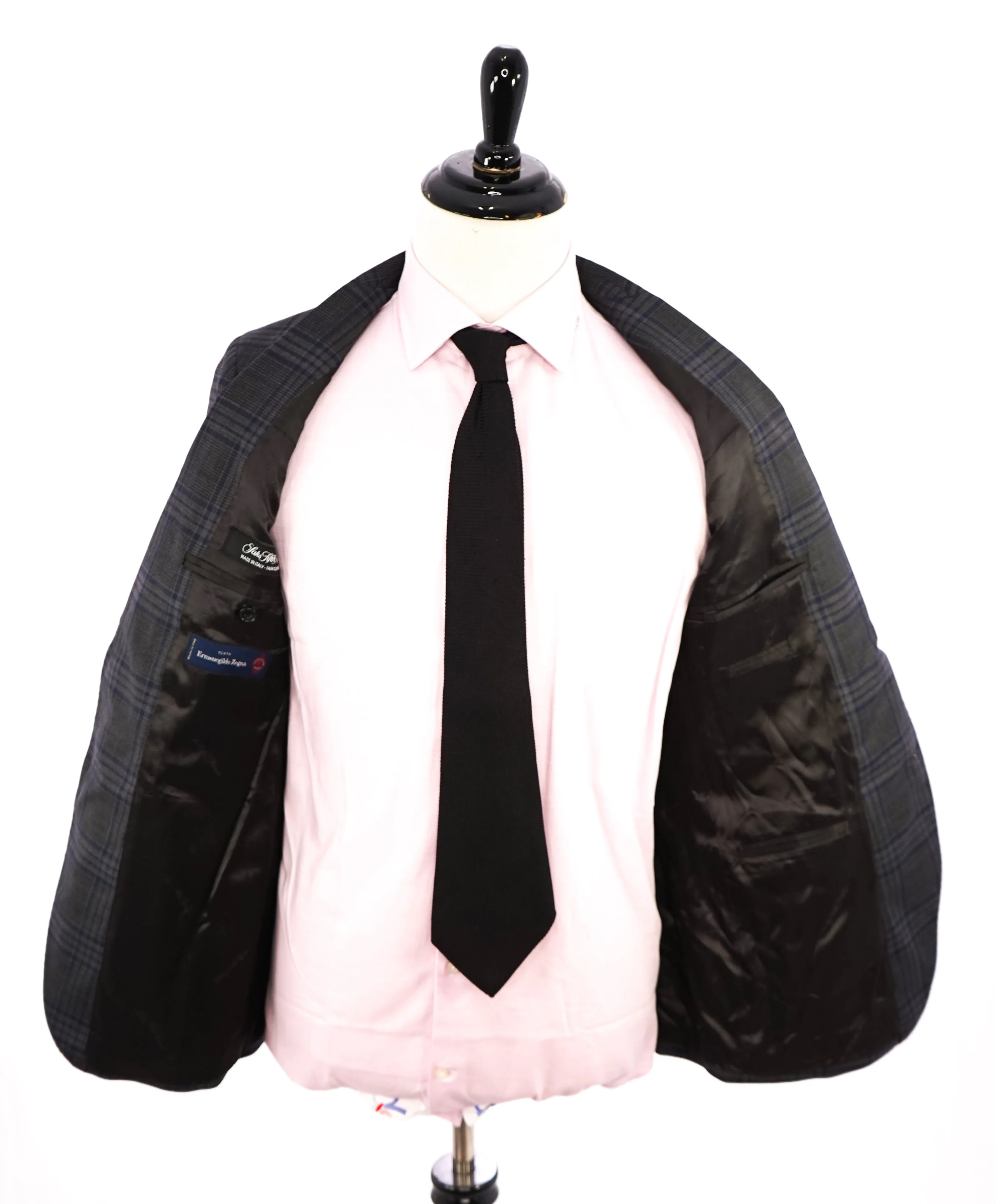 ERMENEGILDO ZEGNA - By SAKS FIFTH AVENUE Patch Pocket Wool/Silk Blazer- 38R