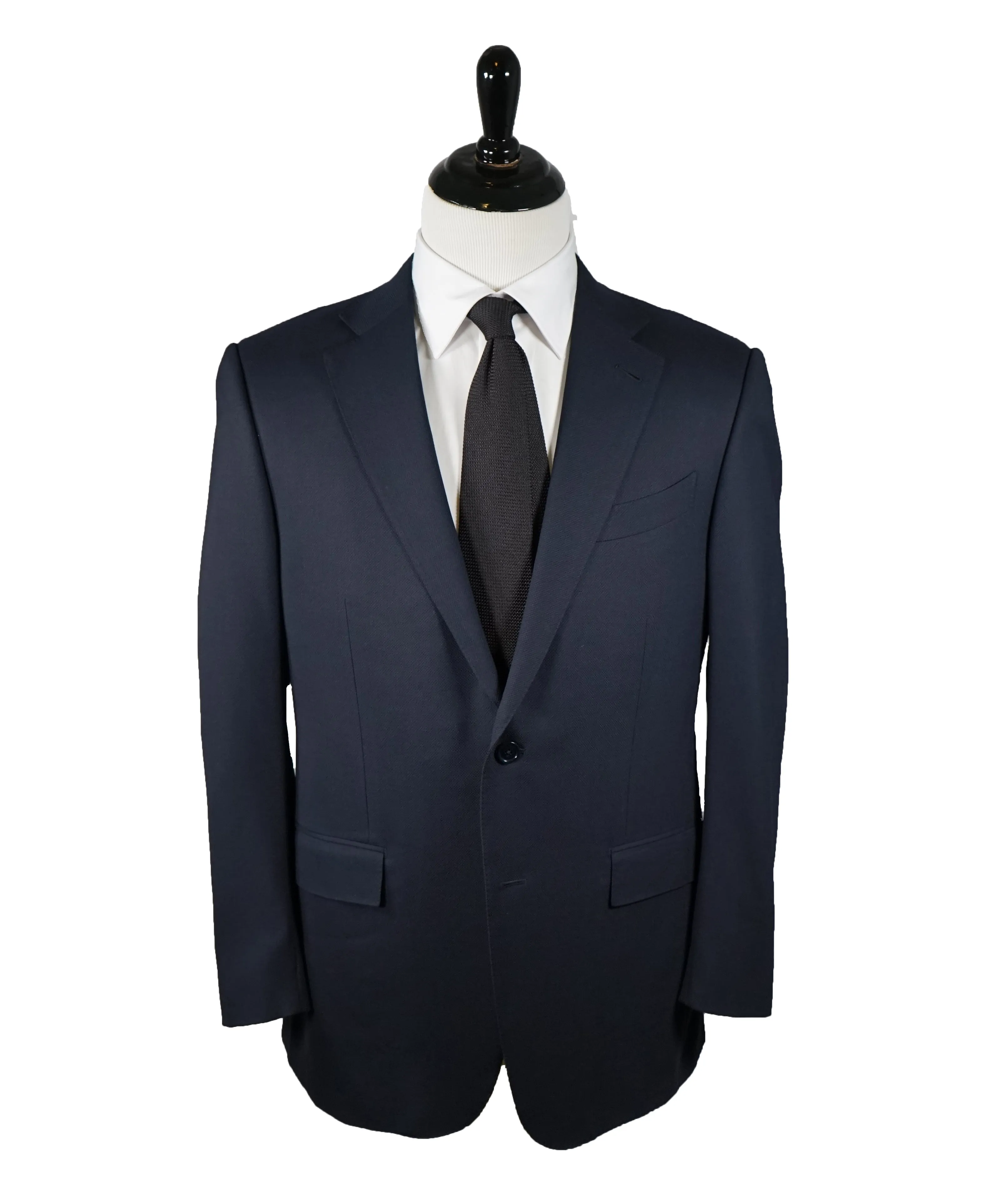 ERMENEGILDO ZEGNA - Navy Royal Weave “Cool Effect” Blazer - 42R