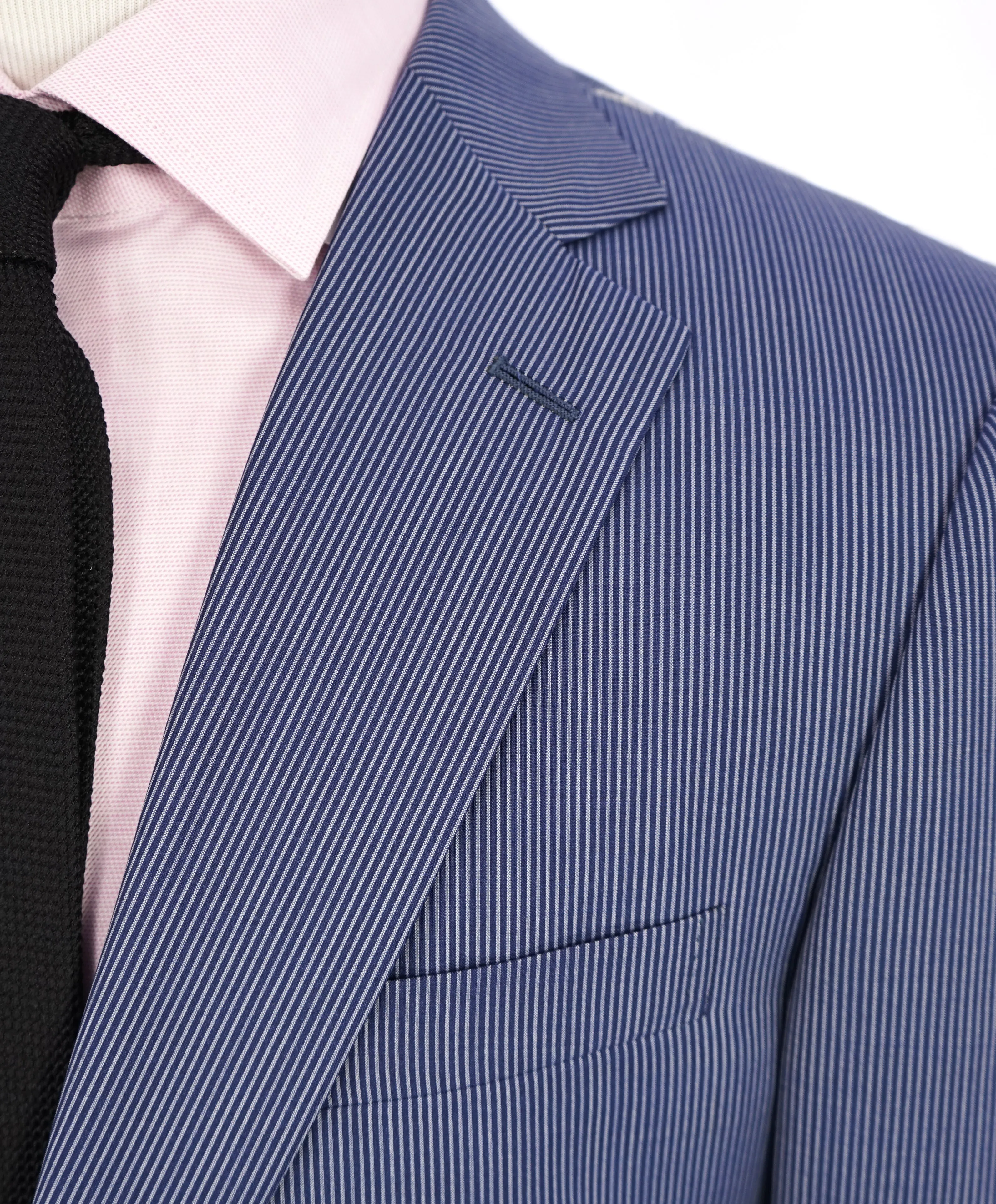 ERMENEGILDO ZEGNA - Powder Blue SU MISURA “TROFEO 600 Silk” Blazer - 42L