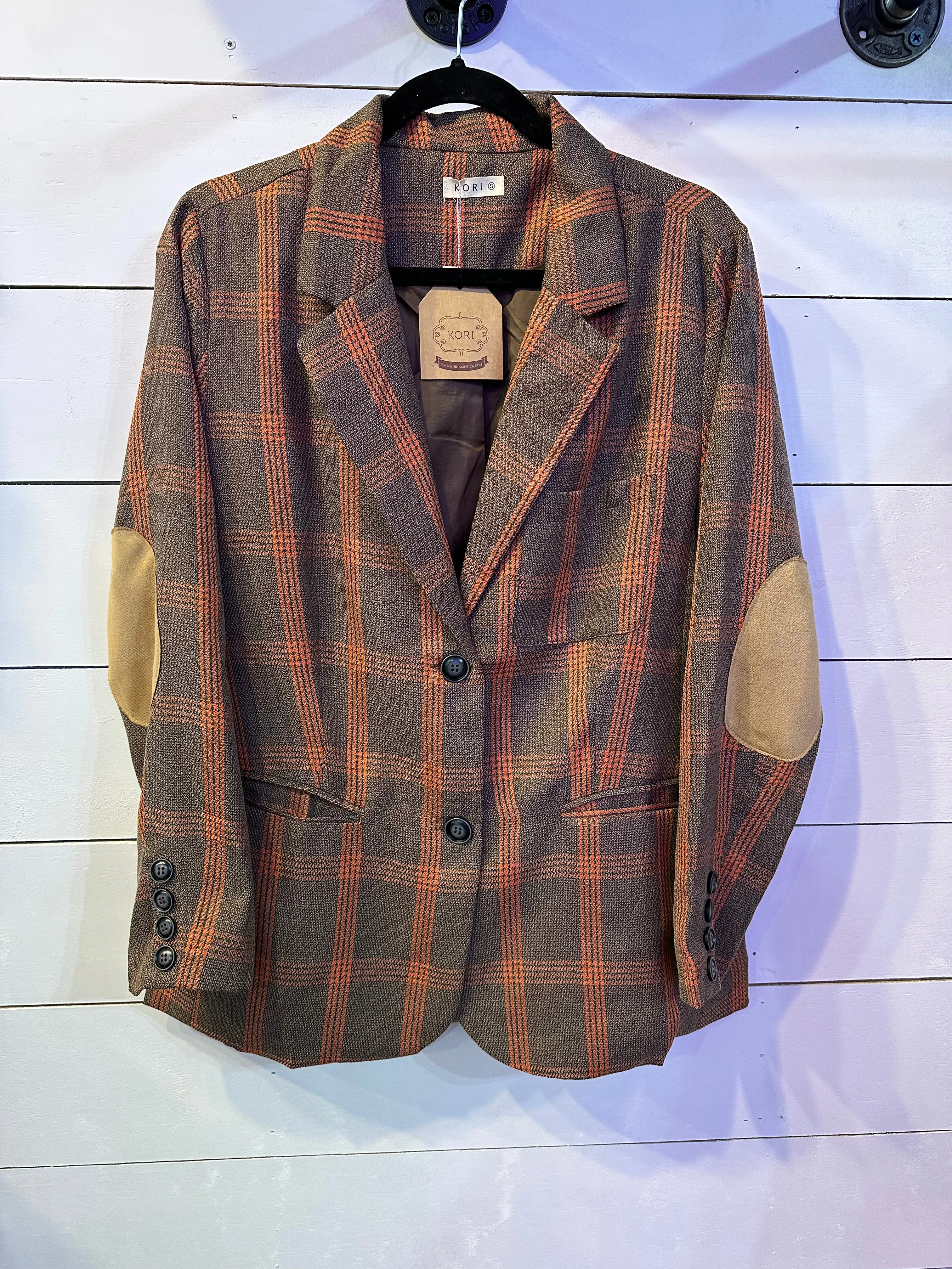 Fab Plaid Blazer