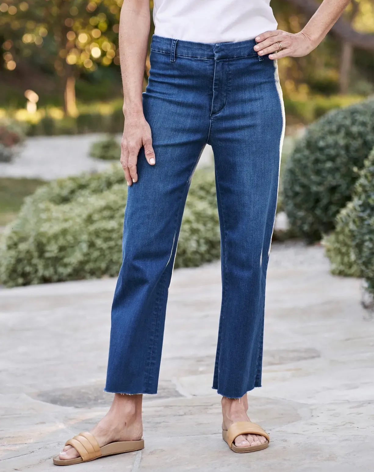 F&E Kinsale Pant-medium wash w/grinding