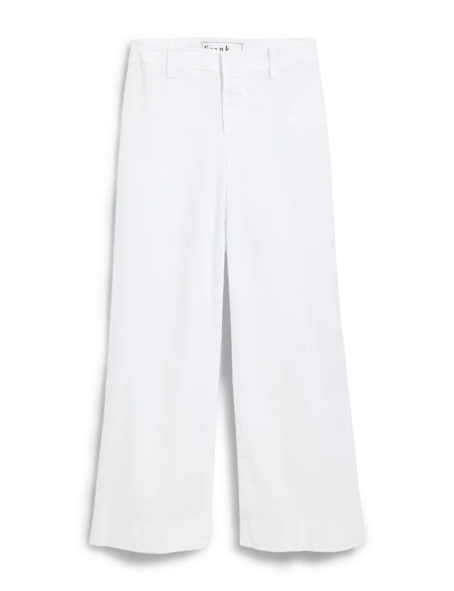 Frank & Eileen - Wexford Trouser - White Performance Linen