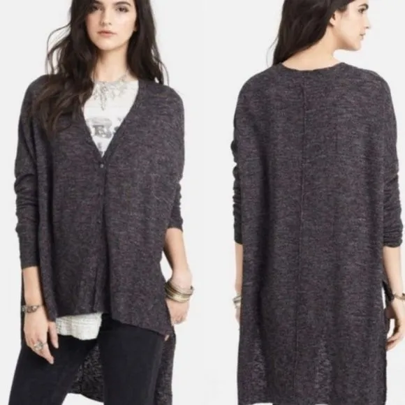 FREE PEOPLE HI LO TGIF CARDIGAN