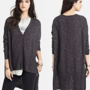 FREE PEOPLE HI LO TGIF CARDIGAN