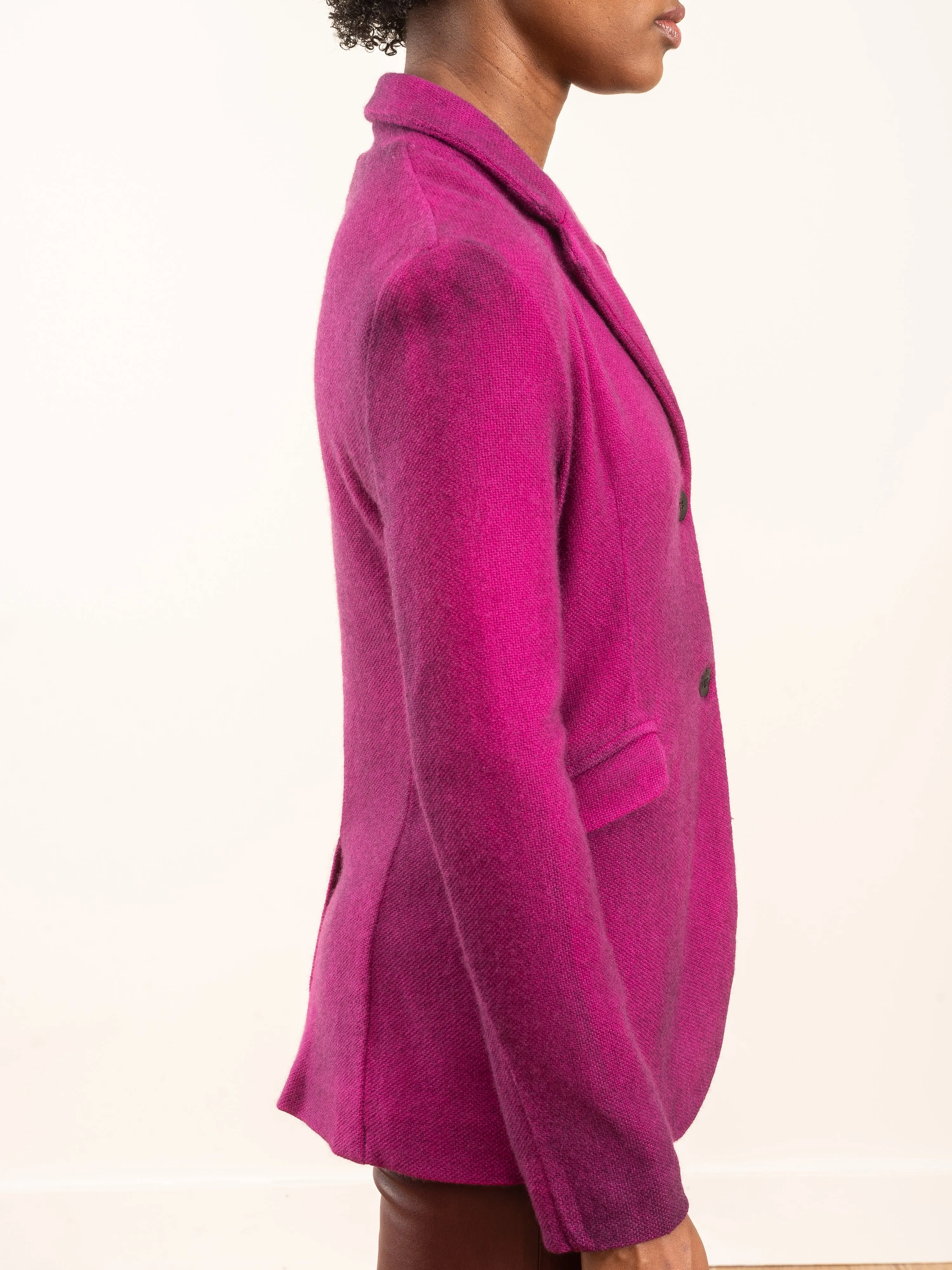 garment dyed rever jacket