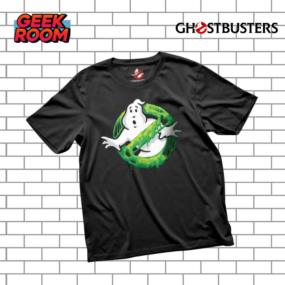 Ghostbusters “Slime” Logo Black Tee