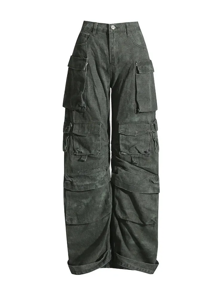 Green Mayo Cargo Jeans
