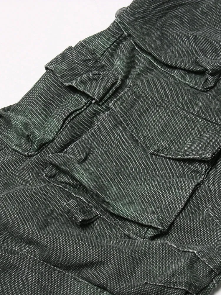 Green Mayo Cargo Jeans
