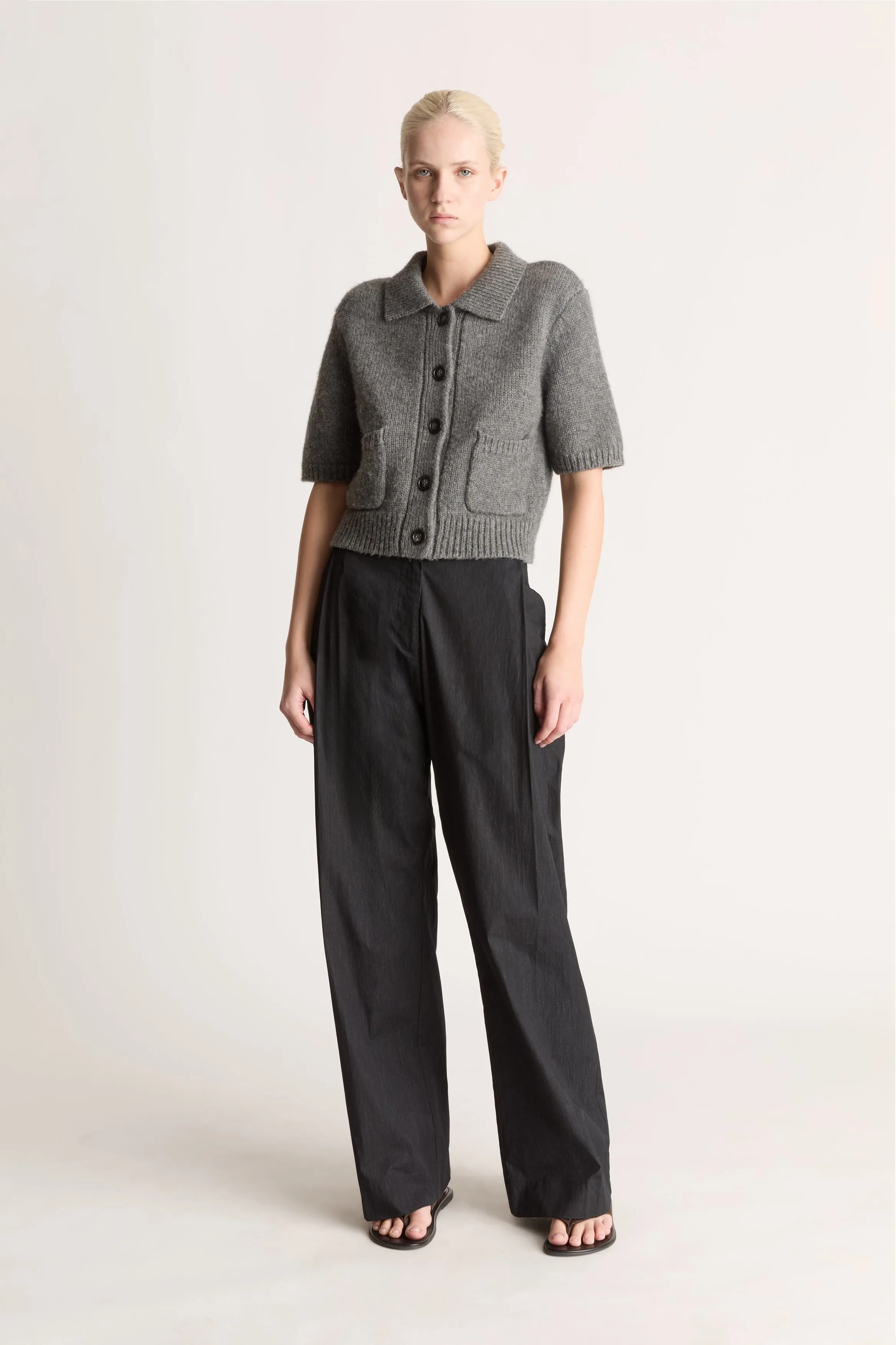 Greta Cropped SS Cardigan
