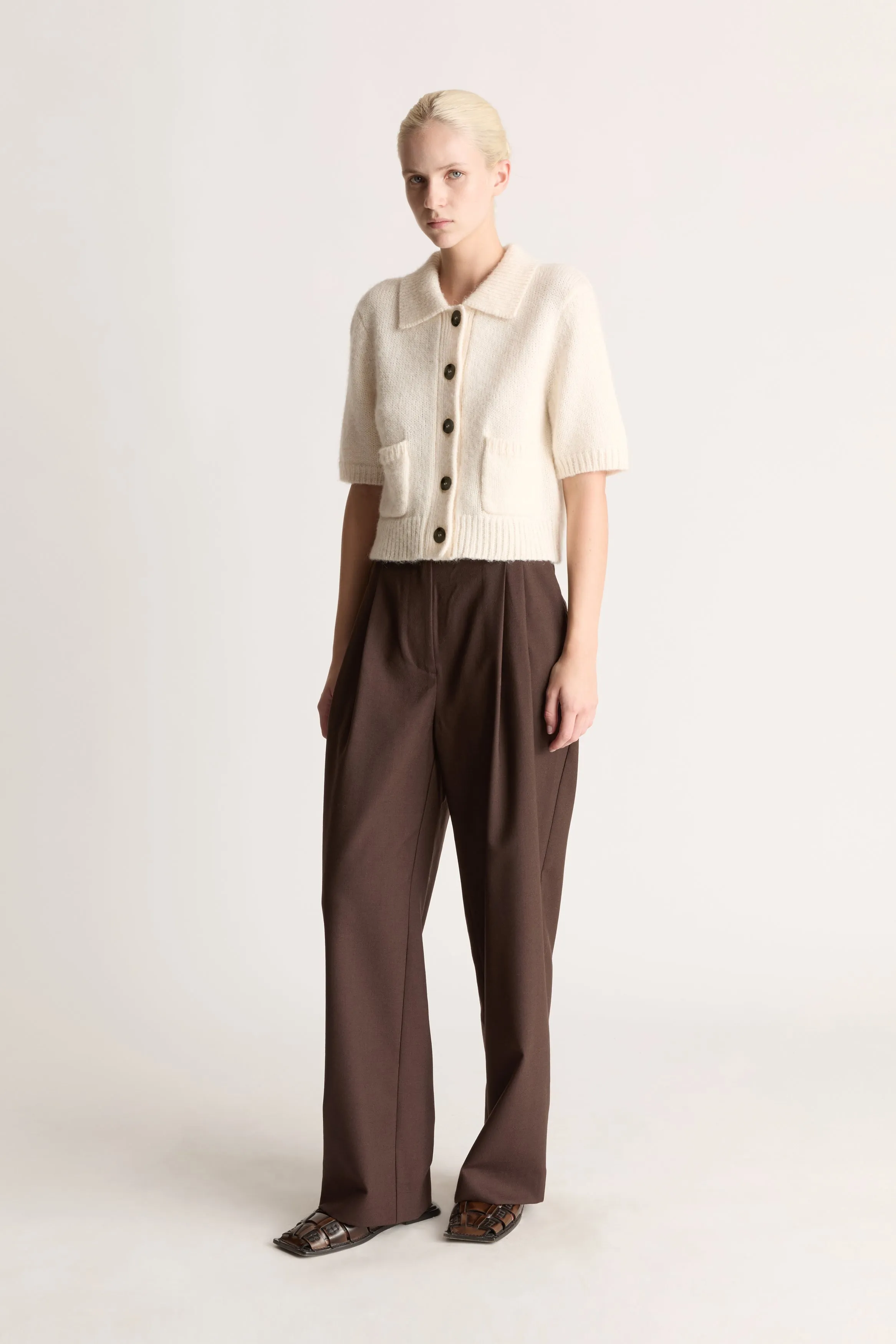 Greta Cropped SS Cardigan