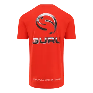 GURU Semi Logo Tee Red and White