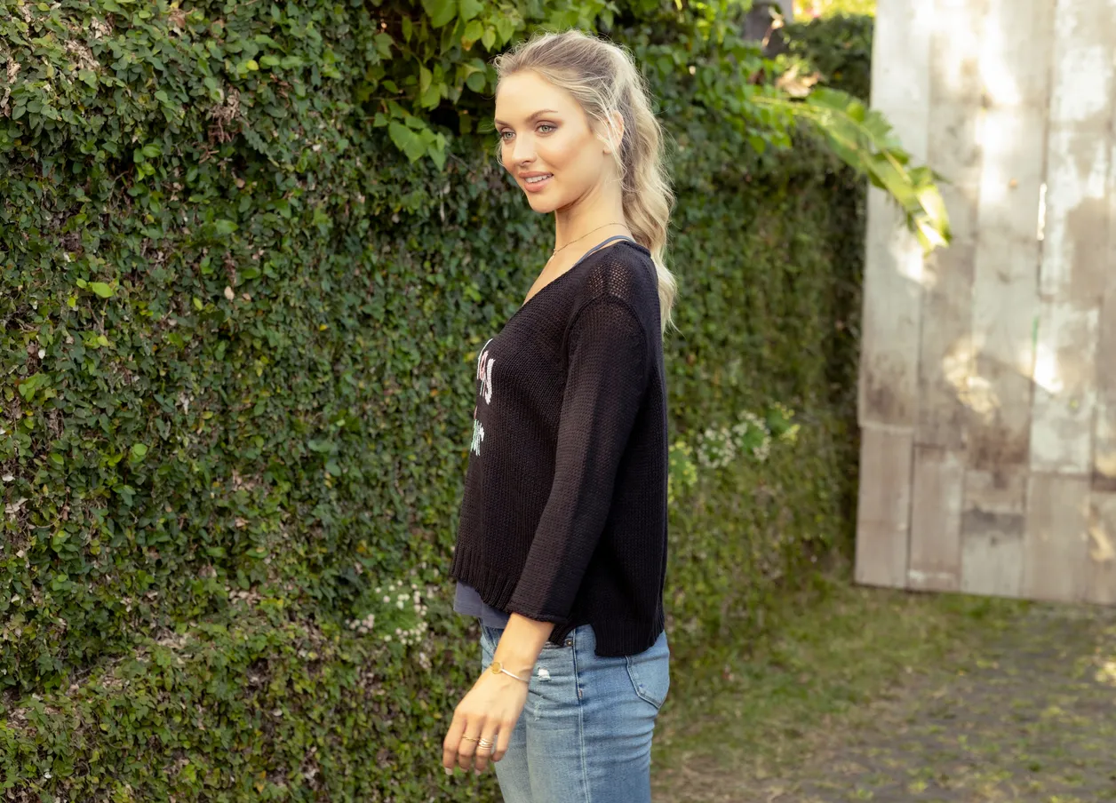 Happy Hour Vneck Sweater