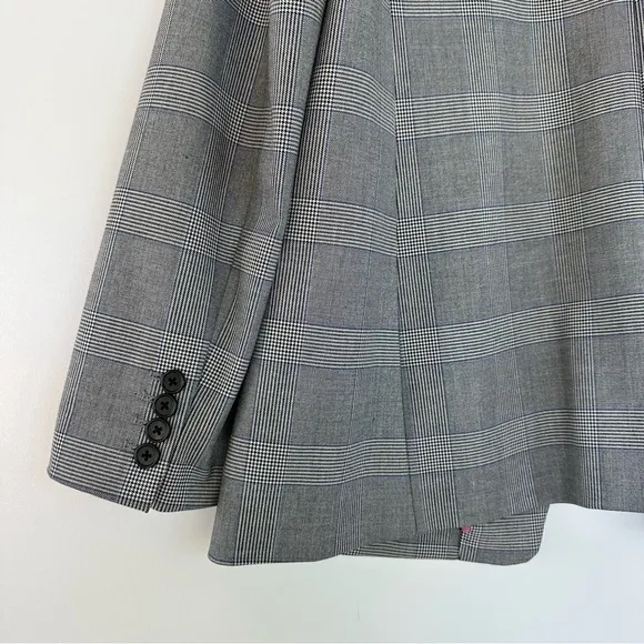 HATCH Maternity x J. Crew Plaid Regent Maternity Blazer Glen Plaid