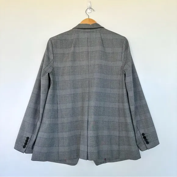 HATCH Maternity x J. Crew Plaid Regent Maternity Blazer Glen Plaid