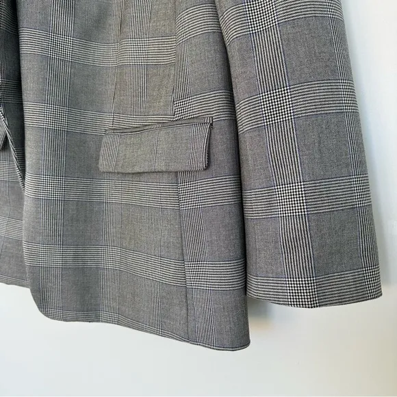 HATCH Maternity x J. Crew Plaid Regent Maternity Blazer Glen Plaid