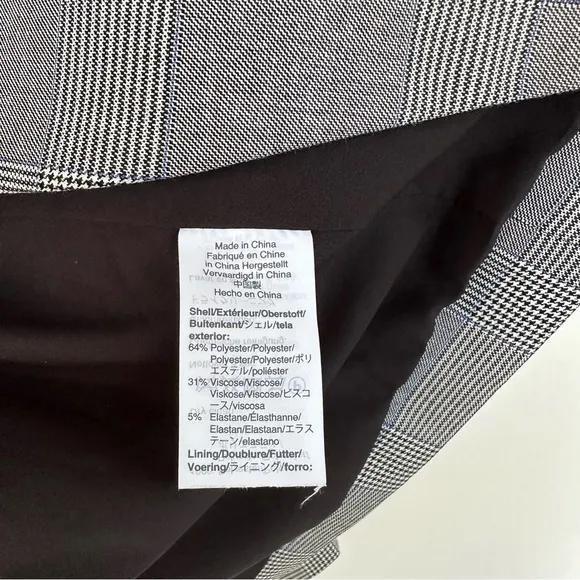HATCH Maternity x J. Crew Plaid Regent Maternity Blazer Glen Plaid