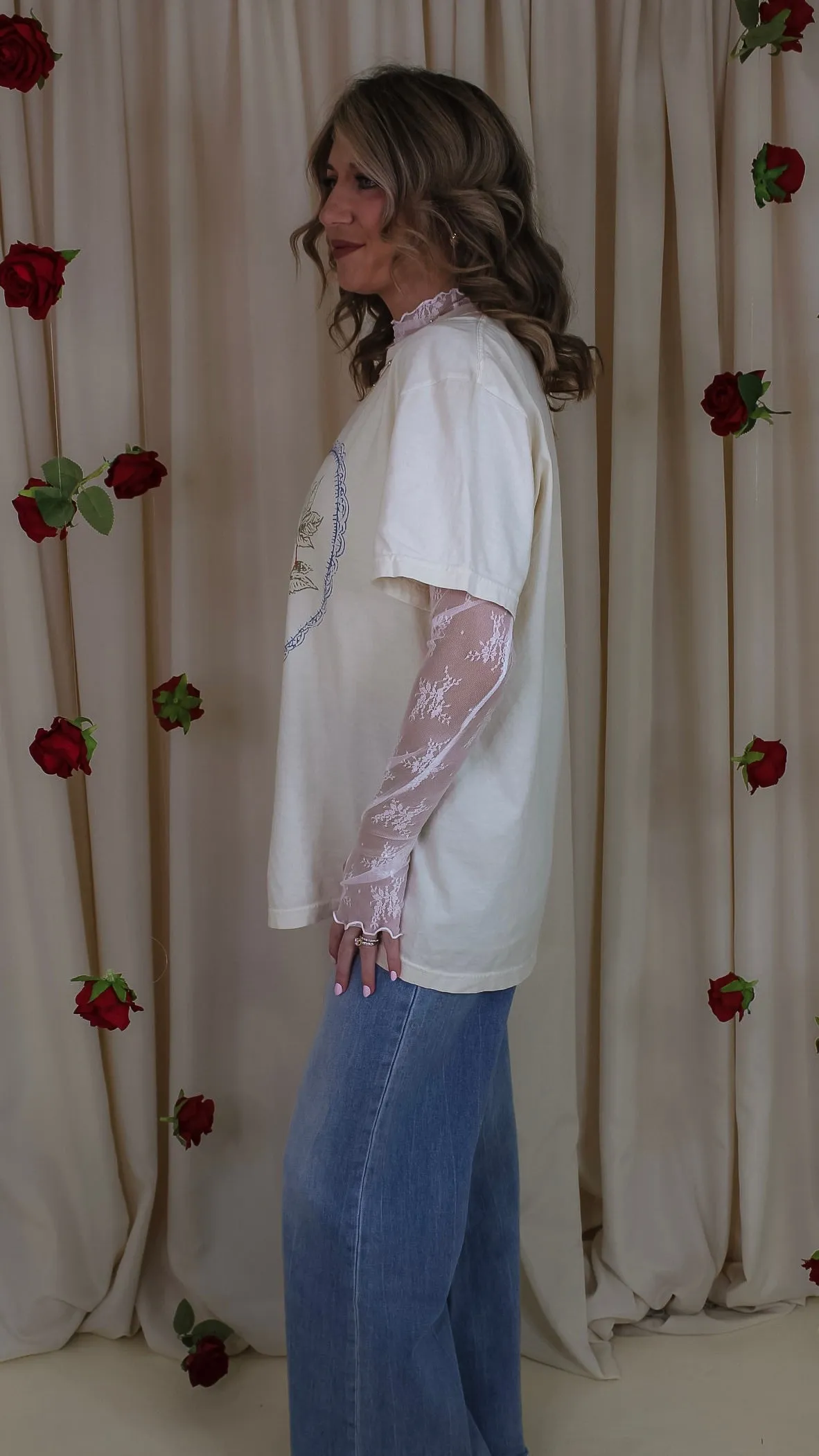 Hearts and Roses T Shirt