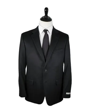 HICKEY FREEMAN - 100% Cashmere Black Blazer Engraved Buttons - 42R