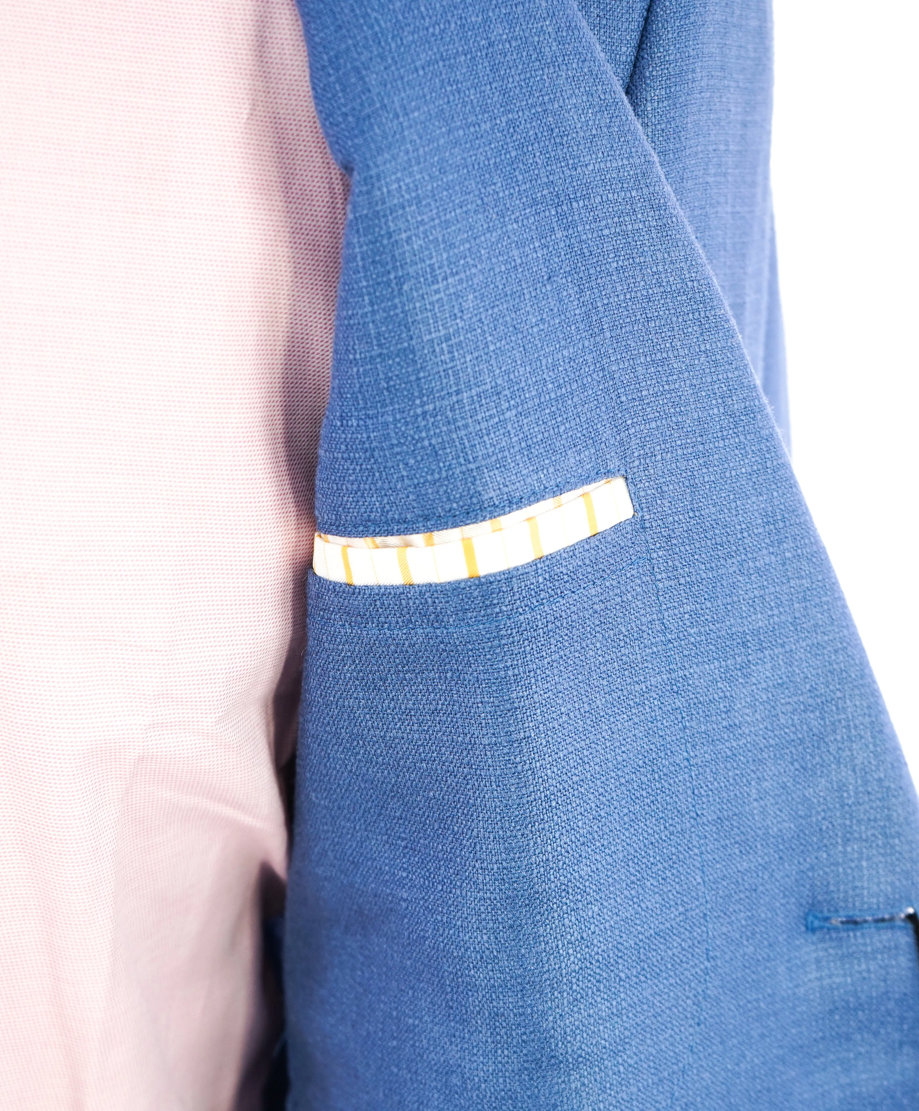 HICKEY FREEMAN - *PURE SILK* Baby Blue "WEIGHTLESS" Collection Blazer - 40R