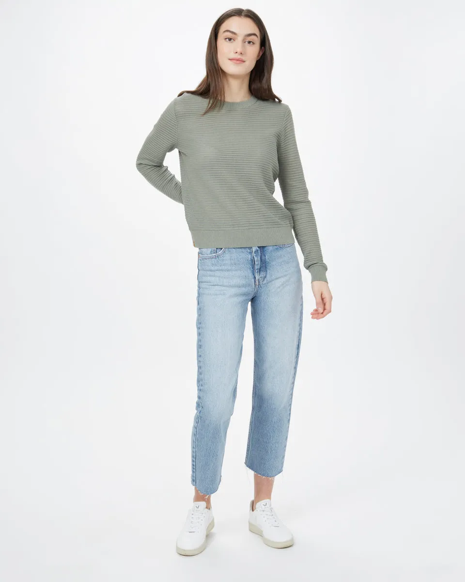 Highline Cotton Rib Crew Sweater