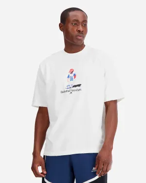 Hoops Graphic T-Shirt - Sea Salt