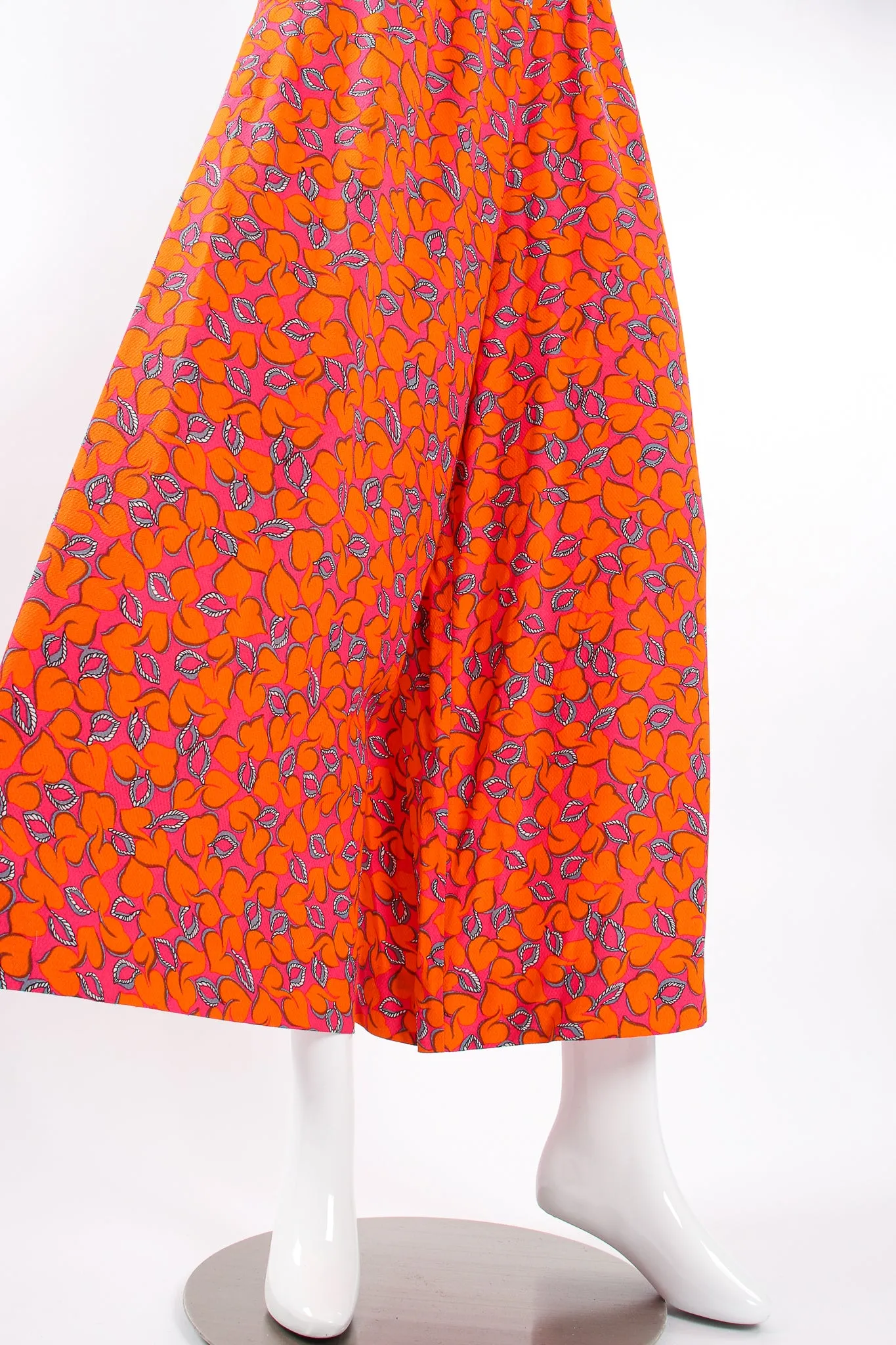 Hot Leaf Print Palazzo Pant