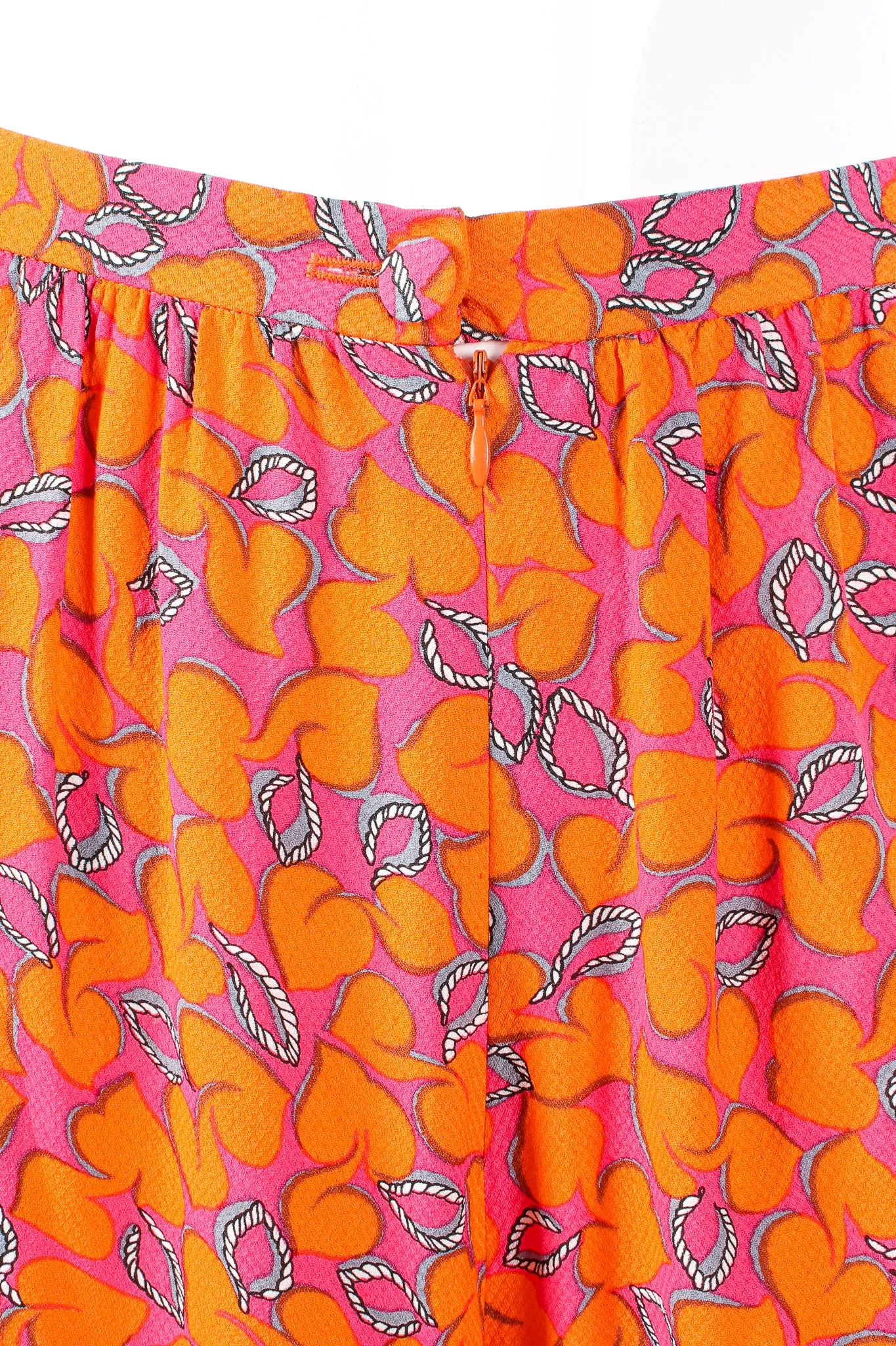 Hot Leaf Print Palazzo Pant
