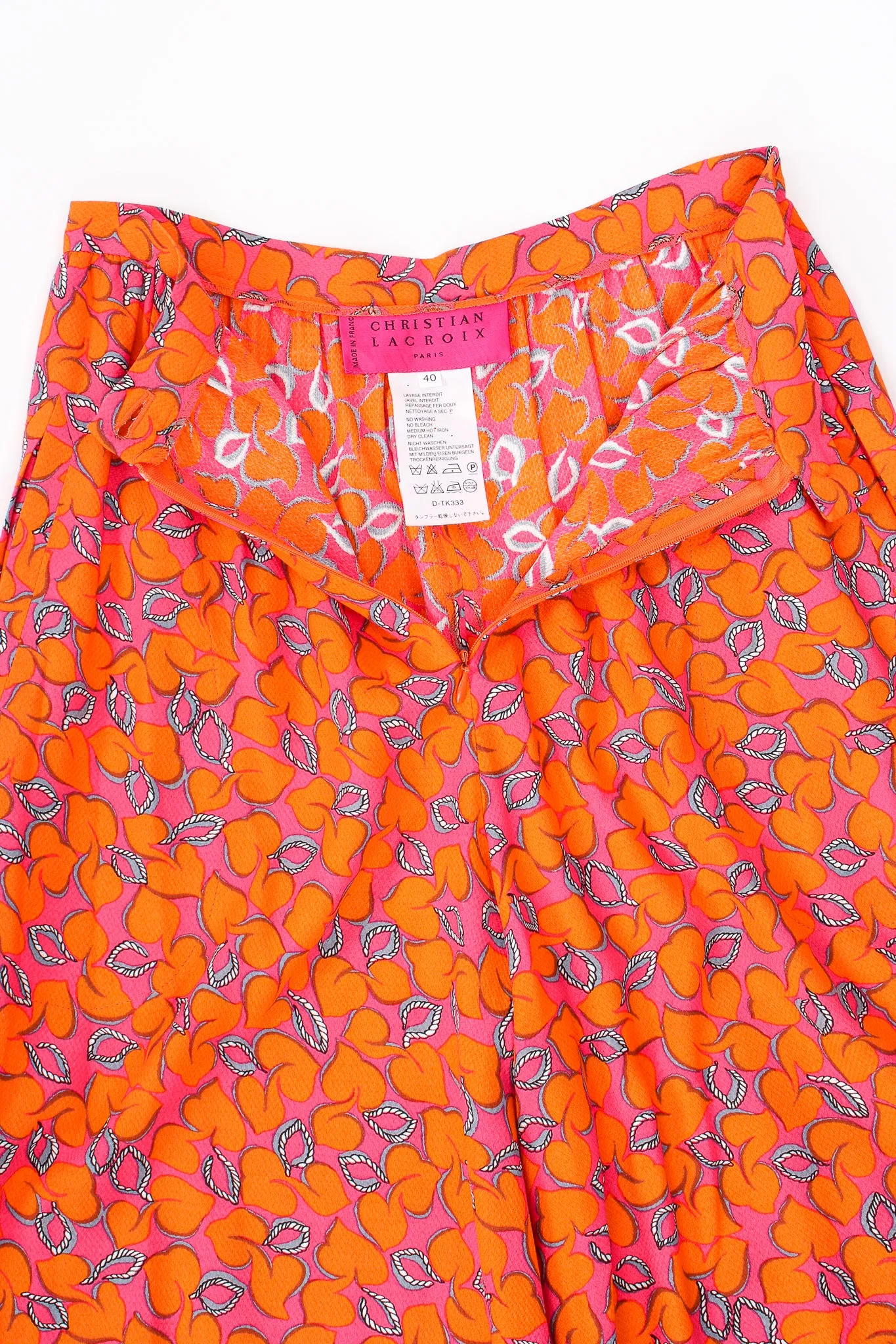 Hot Leaf Print Palazzo Pant
