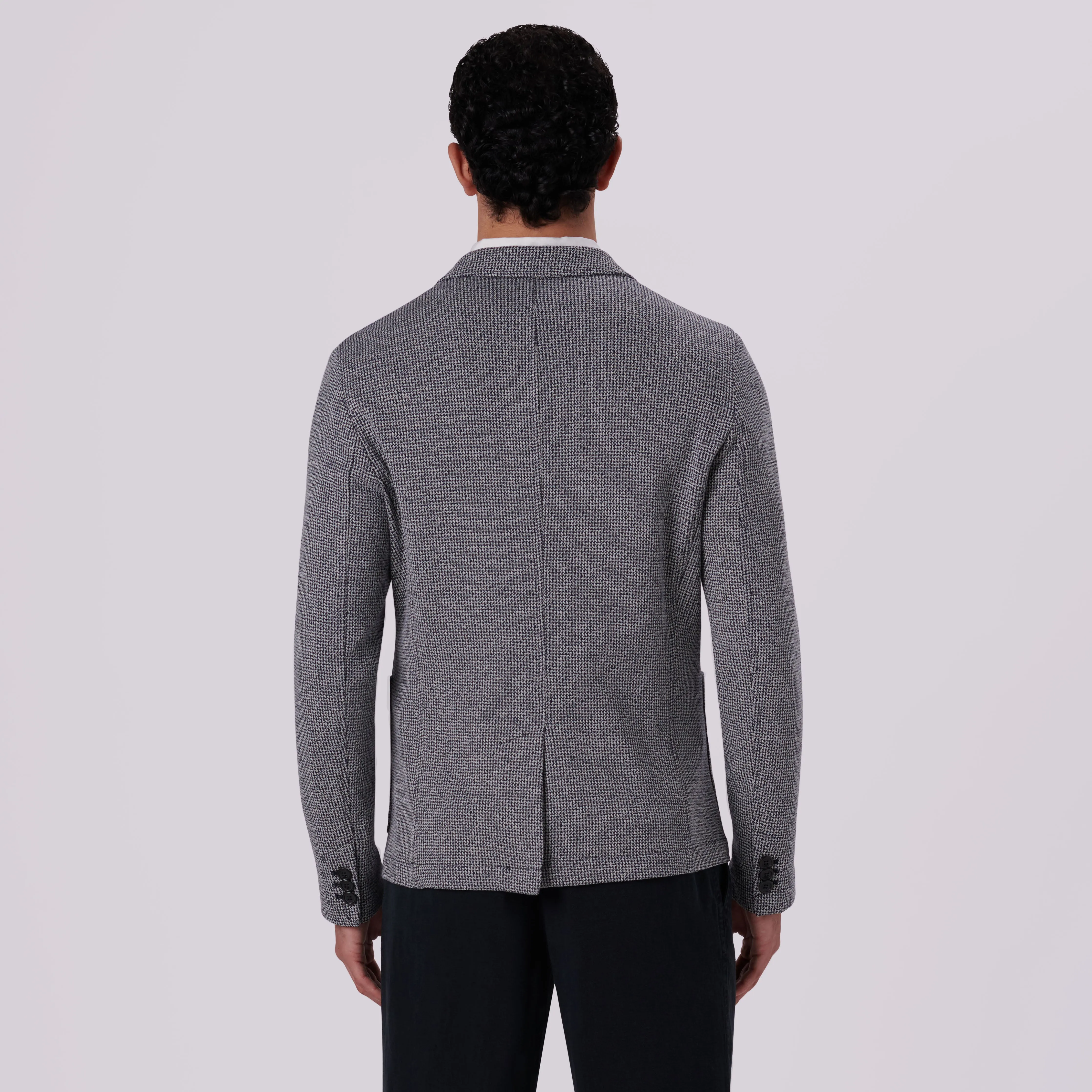 Hounds Tooth Two Button Blazer