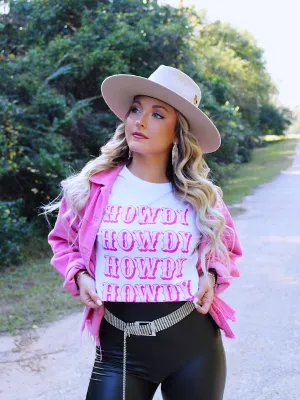 Howdy From Dolly T-Shirt, White