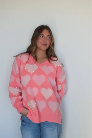 I Heart You Pearl Sweater