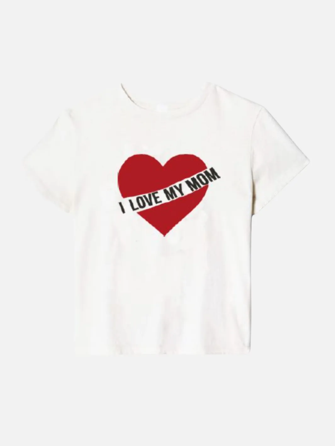 I LOVE MY MOM CLASSIC TEE IN VINTAGE WHITE