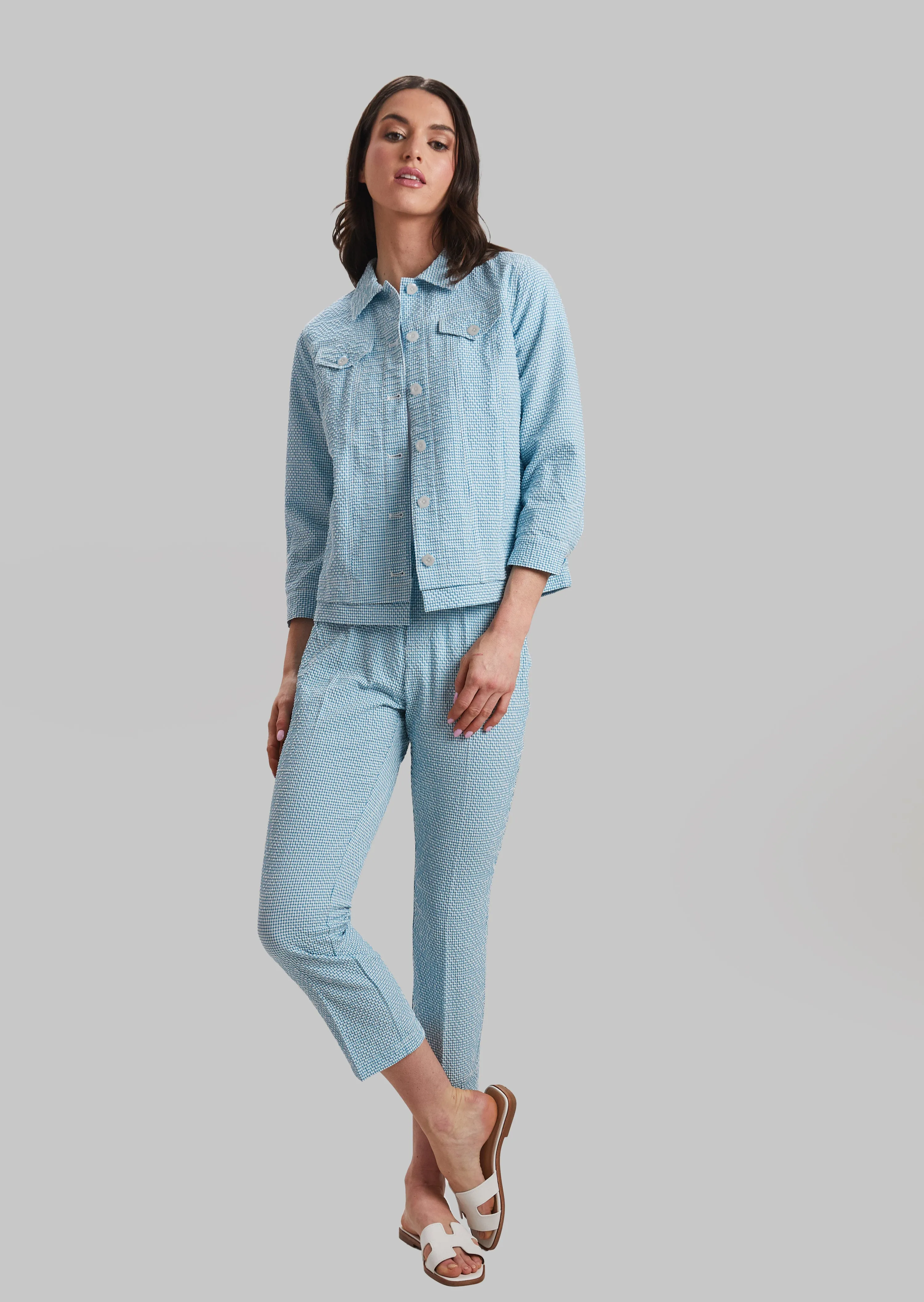 Ibiza Check Joey Pant - FINAL SALE