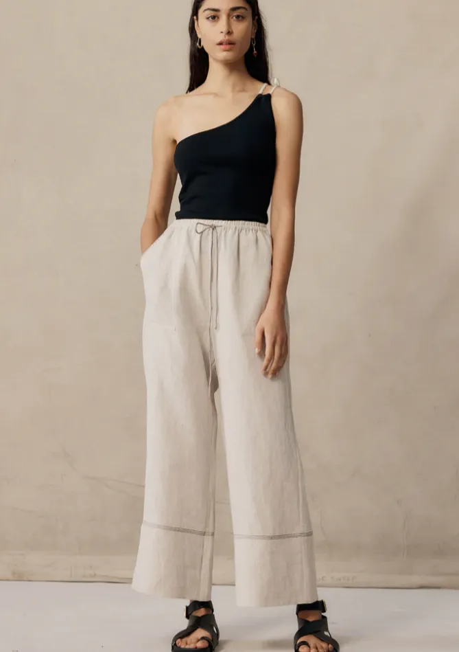 Imogen Pant Birch Linen