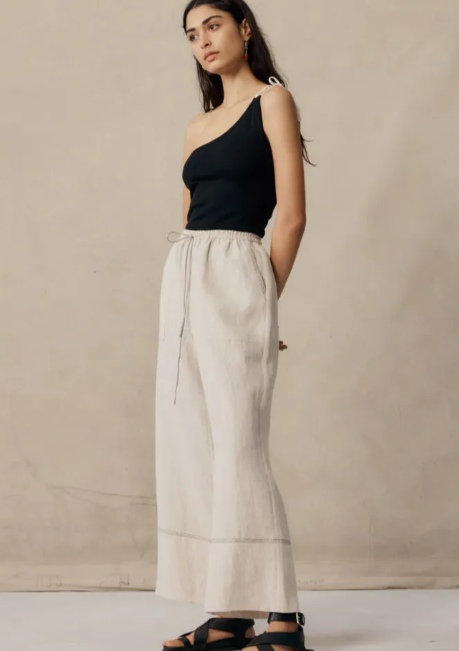 Imogen Pant Birch Linen