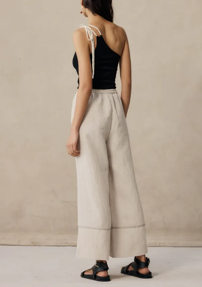 Imogen Pant Birch Linen