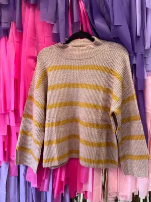 In for a Treat Sweater: Beige Mix