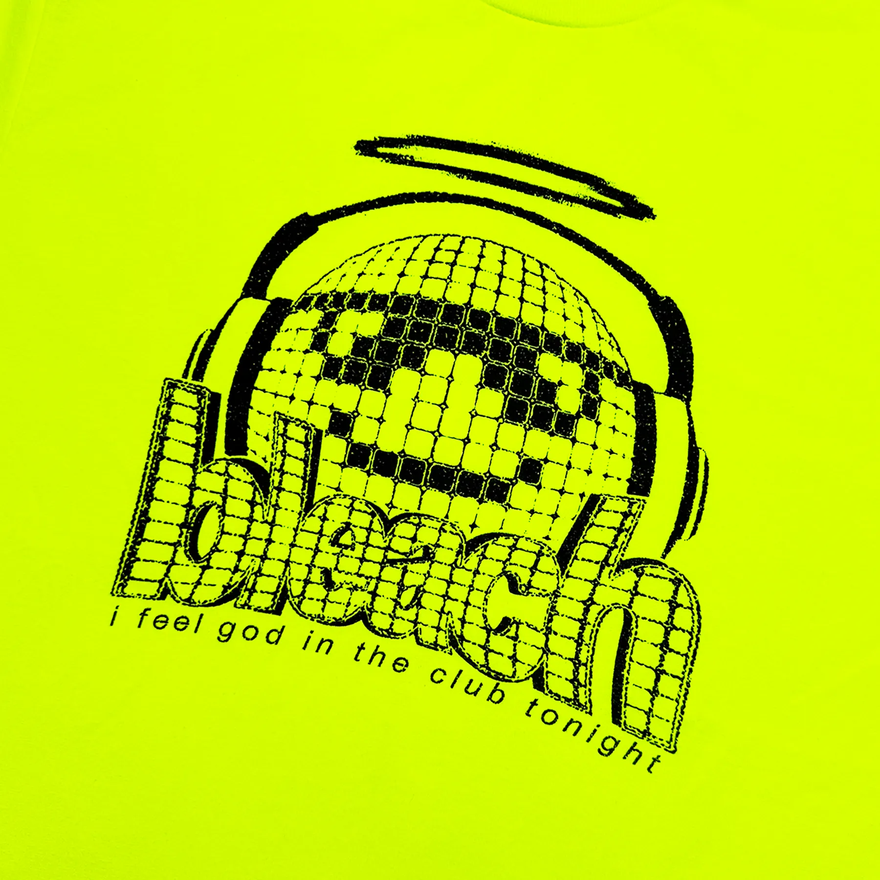 In The Club T-Shirt - Highlighter