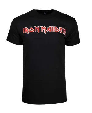 Iron Maiden Distressed Logo T-Shirt